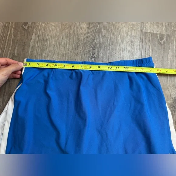 NWT Nike Tennis Skort Dri Fit Skirt Medium Blue NEW - Picture 3 of 9